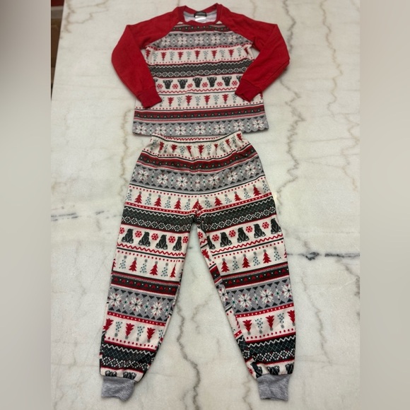 Kids Cuddl Duds Christmas Pajamas Size XS(4/5) - Picture 1 of 3